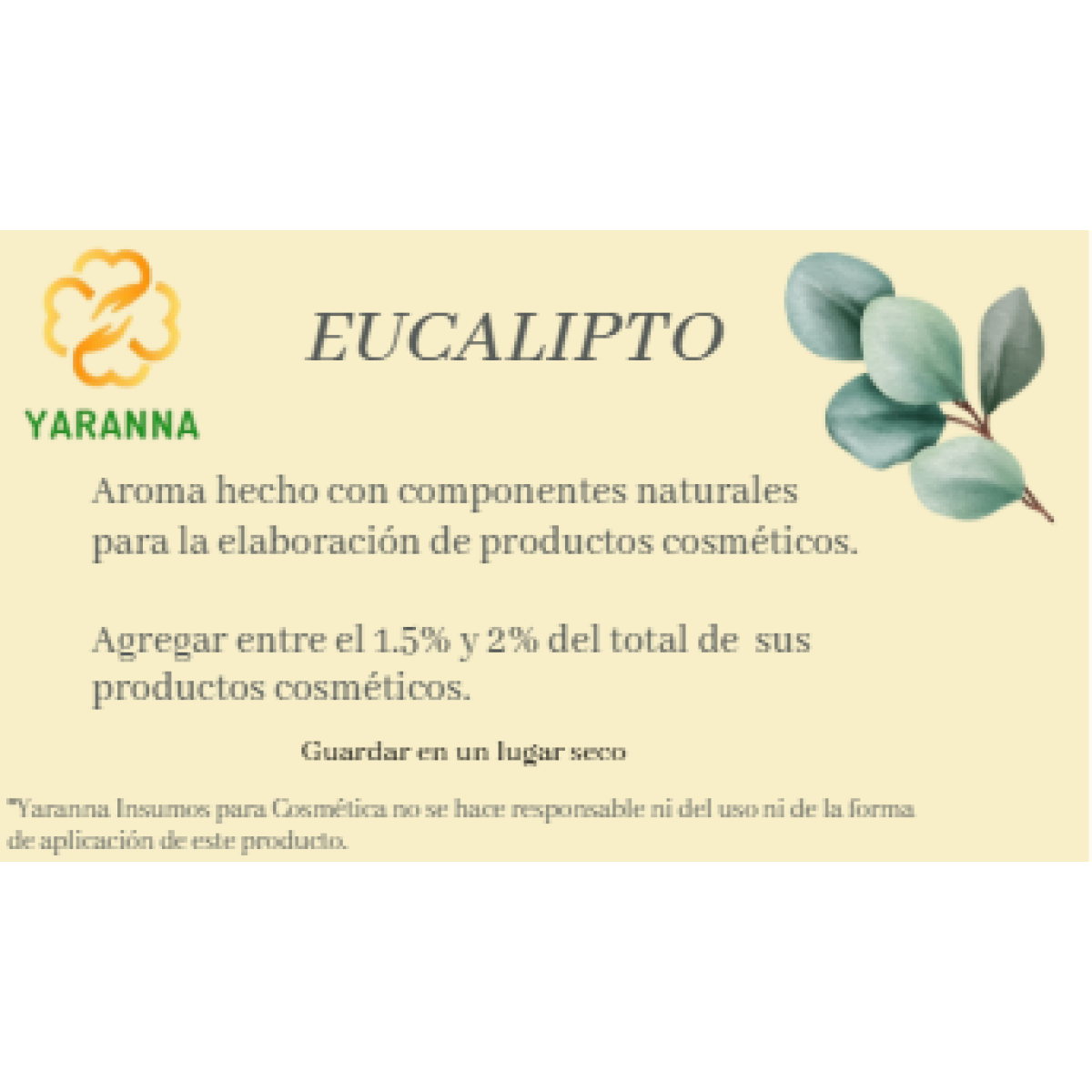 Aroma Eucalipto 15 ml.