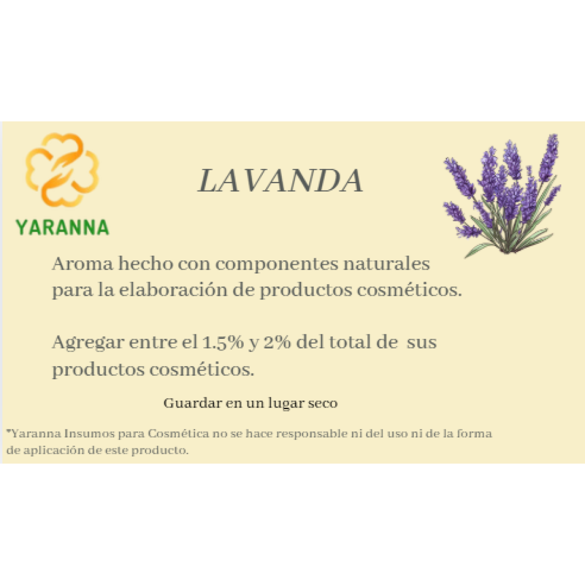 Aroma Lavanda 15 ml.