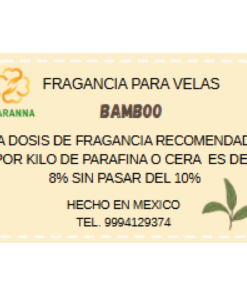Fragancia Bamboo 50 g para velas.