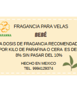 Fragancia Bebe 20 g para velas.