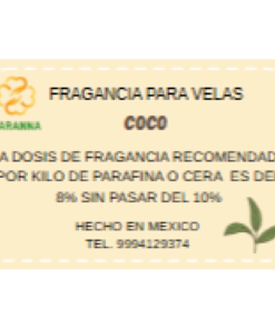 Fragancia Coco 125 grs para velas.