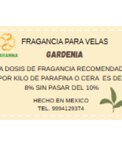 Fragancia Gardenia 250 grs para velas.
