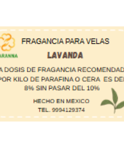Fragancia Lavanda 20 grs para velas.
