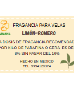 Fragancia Limon Romero de 50 grs para velas