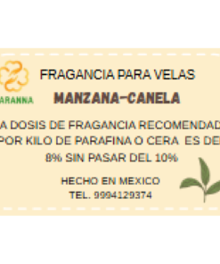 Fragancia Manzana-Canela 250 grs para velas.