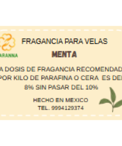 Fragancia Menta 50 g para velas.