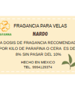 Fragancia Nardo 125 g para velas.