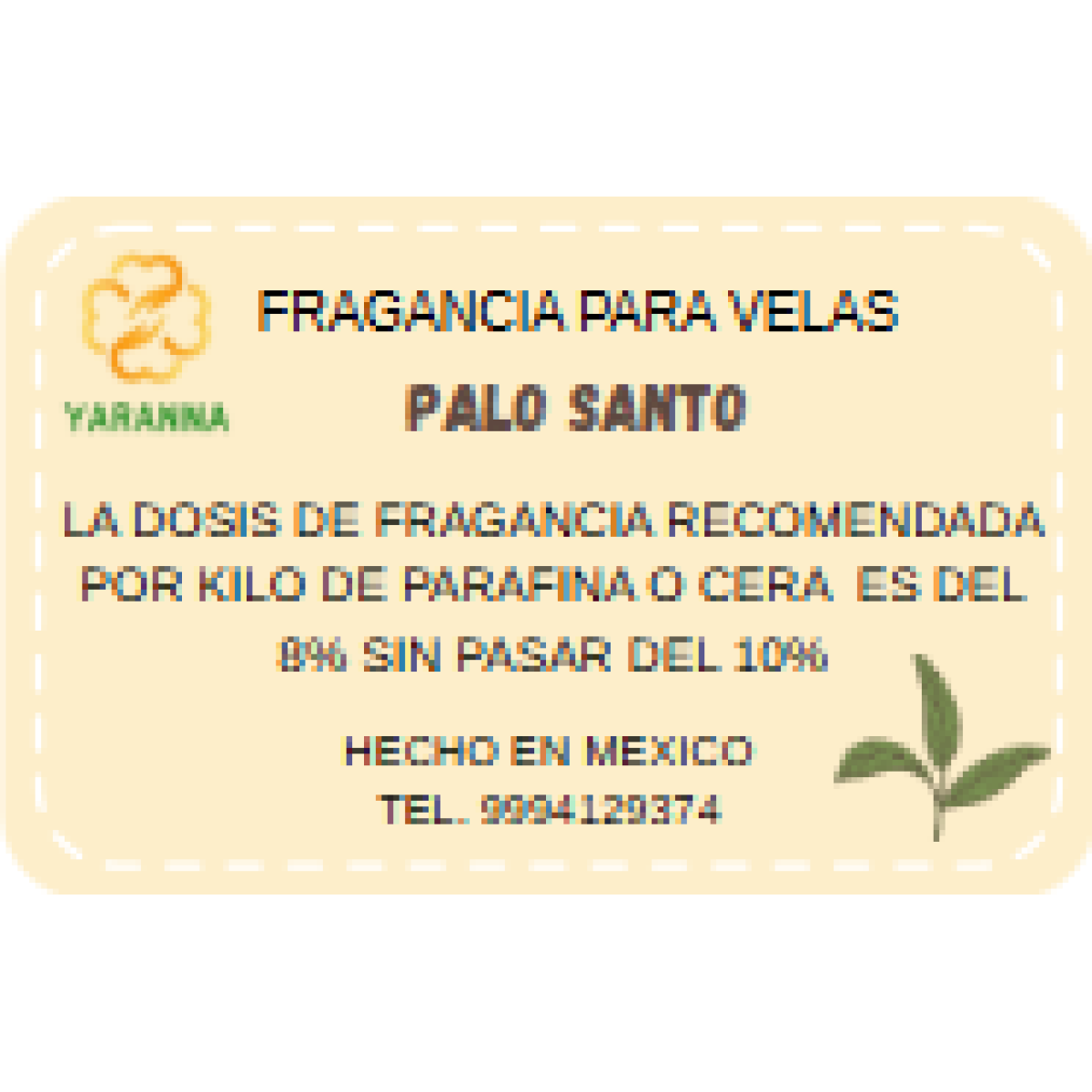 Fragancia Palo Santo 125g para velas.