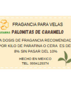 Fragancia Palomitas de caramelo 125 g para velas.