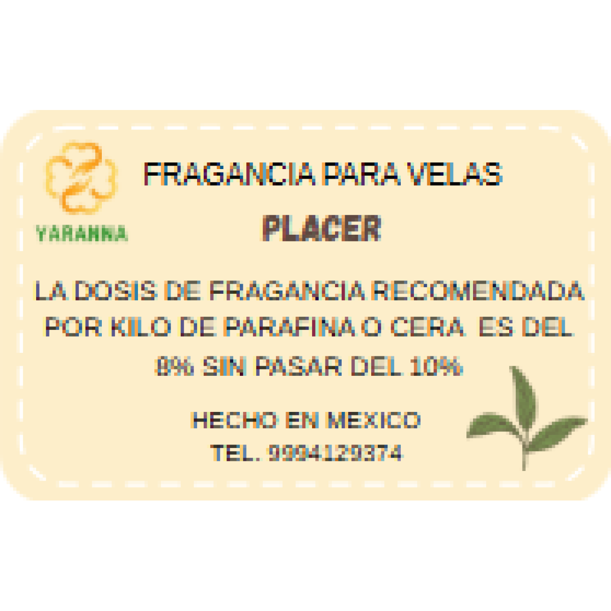 Fragancia Placer 20 grs para velas