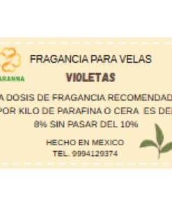 Fragancia Violetas 125 g para velas.