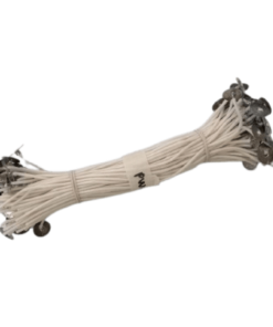 Pabilo terminado #16 algodón con 100 pzs 20 cm