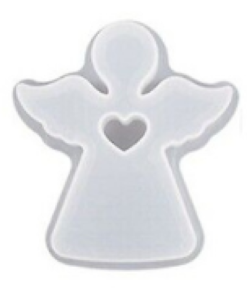 Angel #3 Corazón al Centro 10X11 cm