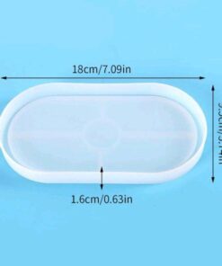 Base Ovalada para concreto o yeso