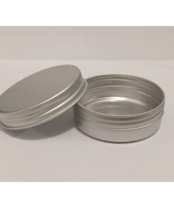 Latas de aluminio 60 ml 6.5 x 2.1 cm