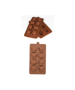 Molde Animalitos 8 cavidades