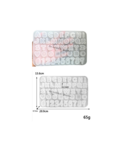 Molde Botones, Abecedario, Números y Formas