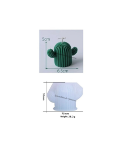 Molde Cactus 3D vela