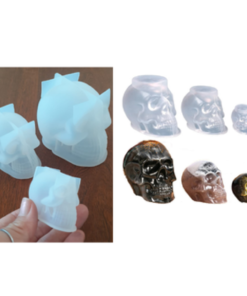 Molde calavera 3 en 1, 3 medidas diferentes.