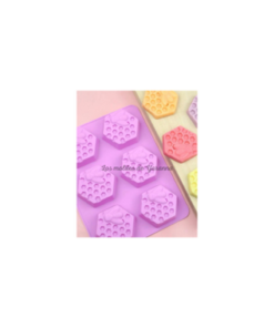 Molde Colmena 6 Cavidades Hexagonal.