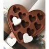 Molde Corazón 10 cavidades
