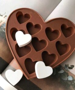 Molde Corazón 10 cavidades