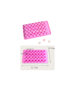 Molde Corazones de 2 Medidas 56 Cavidades