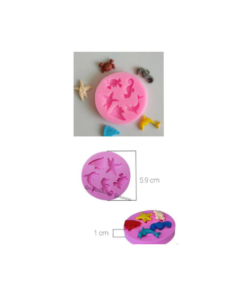 Molde Criaturas del mar