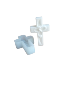 Molde Cruz corazones