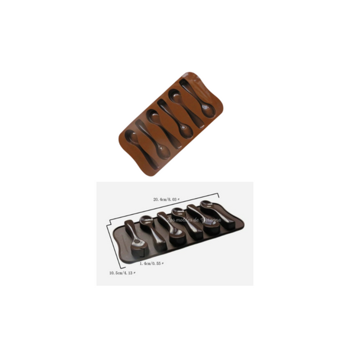 Molde Cucharas 6 Cavidades