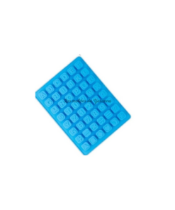 Molde de Letras y Números en cubos.