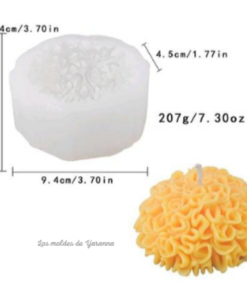 Molde Flor de Cempasuchil