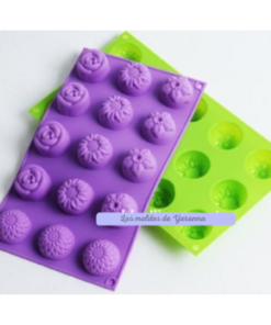 Molde Flores Diferentes 15 cavidades