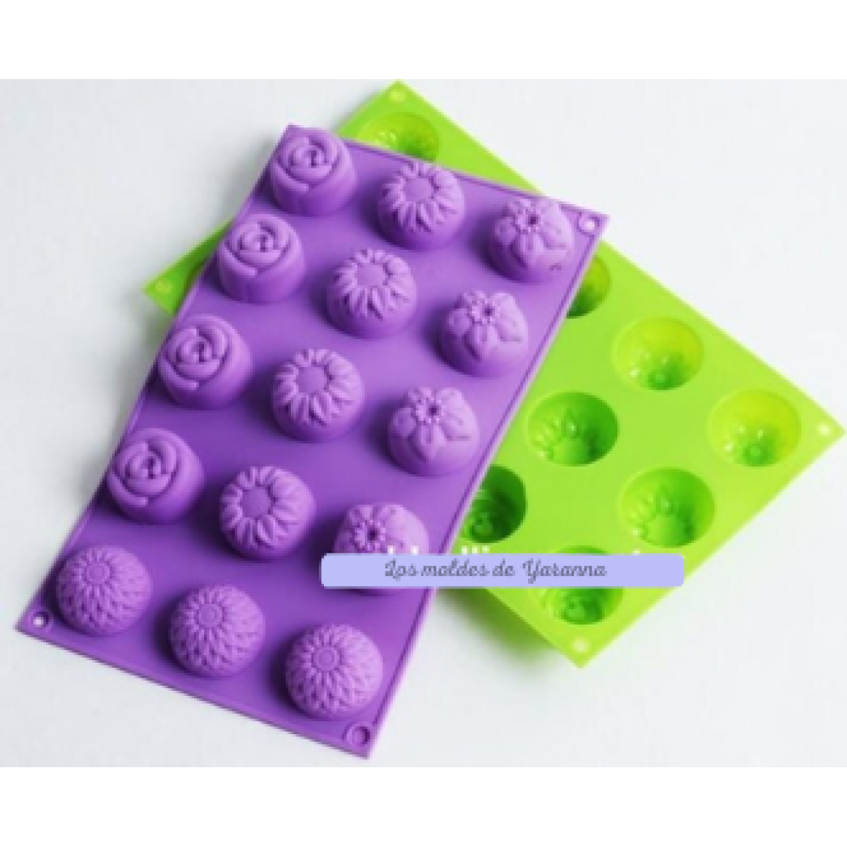Molde Flores Diferentes 15 cavidades