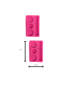 Molde Galletas Varias 4 cavidades