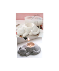 Molde Gatito Acostado