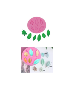 Molde Hojas 6 cavidades