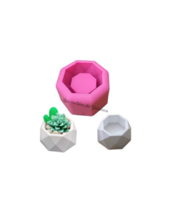 Molde Maceta Octágono Mediano