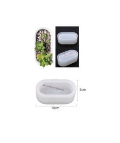 Molde Maceta Ovalada