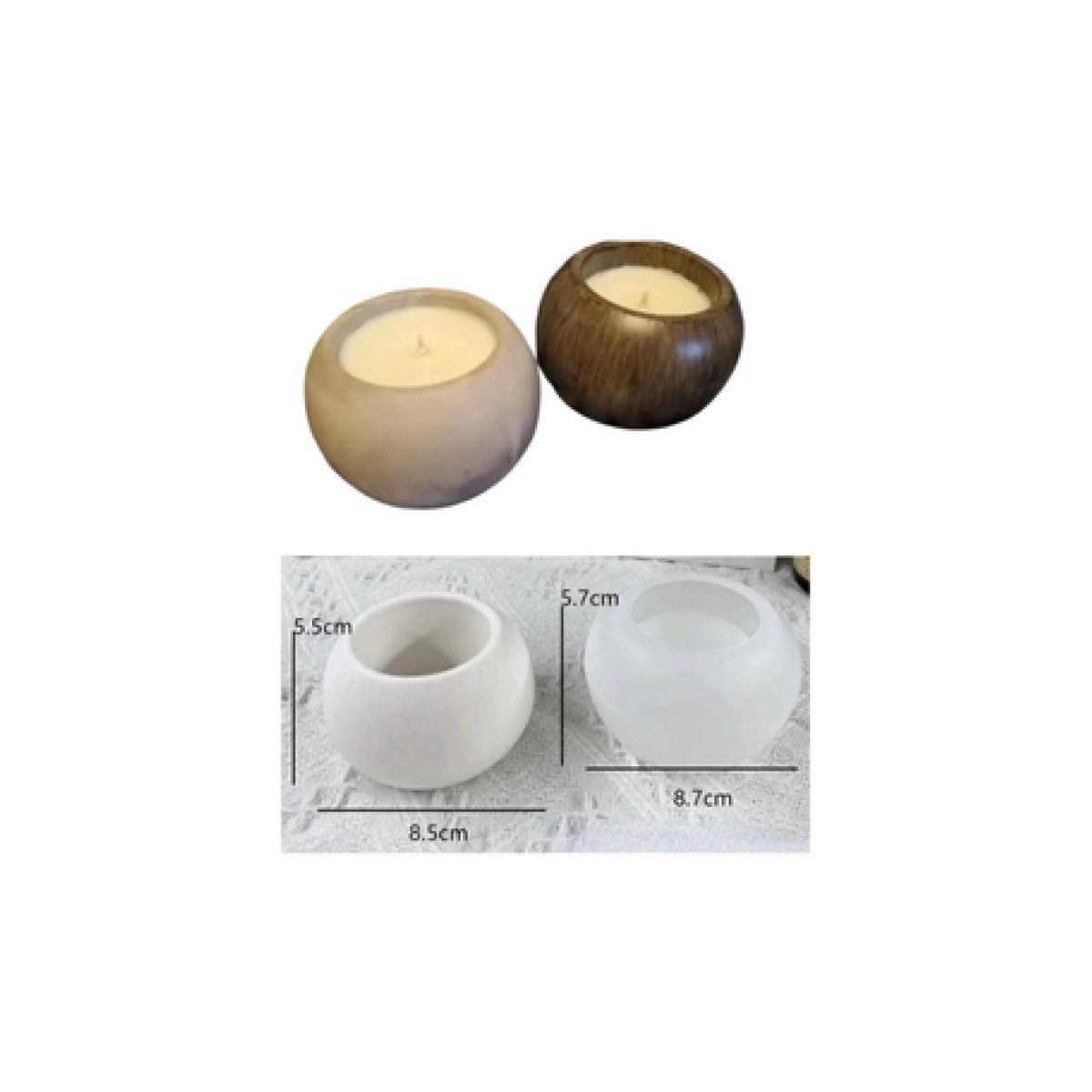 Molde Maceta Redonda Mediana #2