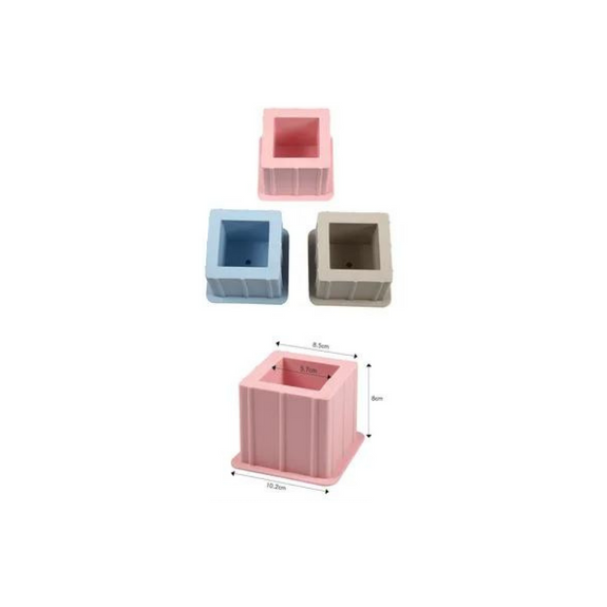 Molde Macetero Rectángular