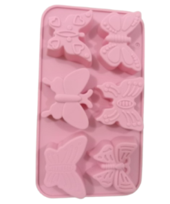 Molde Mariposas 6 cavidades