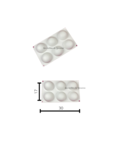 Molde Mousse 6 Cavidades