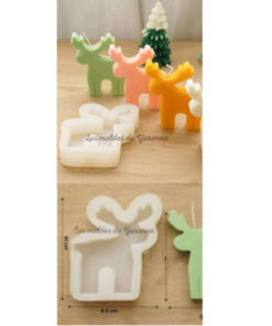 Molde Navidad Reno 2D