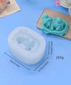 Molde Niño Bebé con Mantita