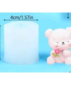 Molde Oso con Flor