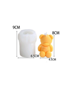 Molde Oso Sentado Grande 3D