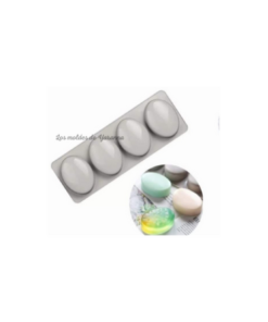 Molde Ovalo Básico Facial 4 cavidades.