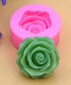Molde Rosa Mediana Vela 5 cm diamétro.