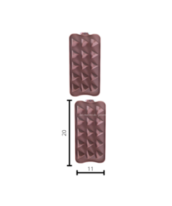 Molde Triángulos 3D 15 Cavidades